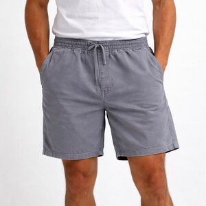 H&M Mans Gray Elastic Waist Hybrid Shorts size small